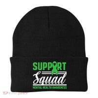Mental Health Warrior Support Squad Mental Health Awareness Beanie thumb 0