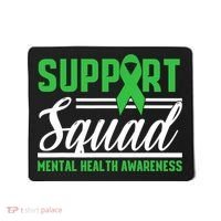 Mental Health Warrior Support Squad Mental Health Awareness Mousepad thumb 0