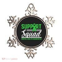 Mental Health Warrior Support Squad Mental Health Awareness Ornament thumb 0