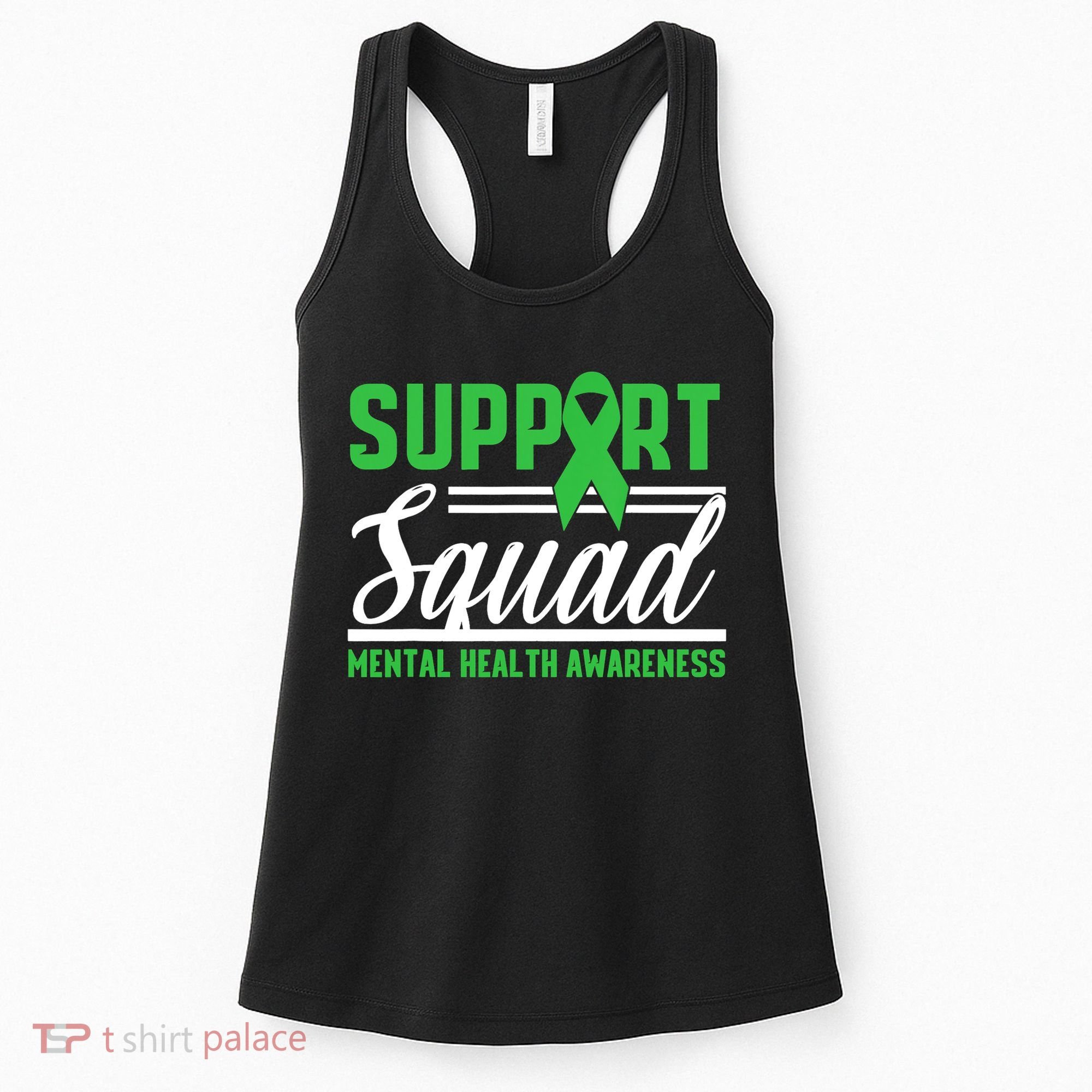 Mental Health Warrior Support Squad Mental Health Awareness Women's Tank Top