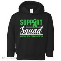 Mental Health Warrior Support Squad Mental Health Awareness Toddler Hoodie thumb 0