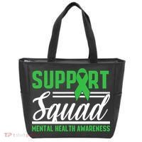 Mental Health Warrior Support Squad Mental Health Awareness Tote Bag thumb 0
