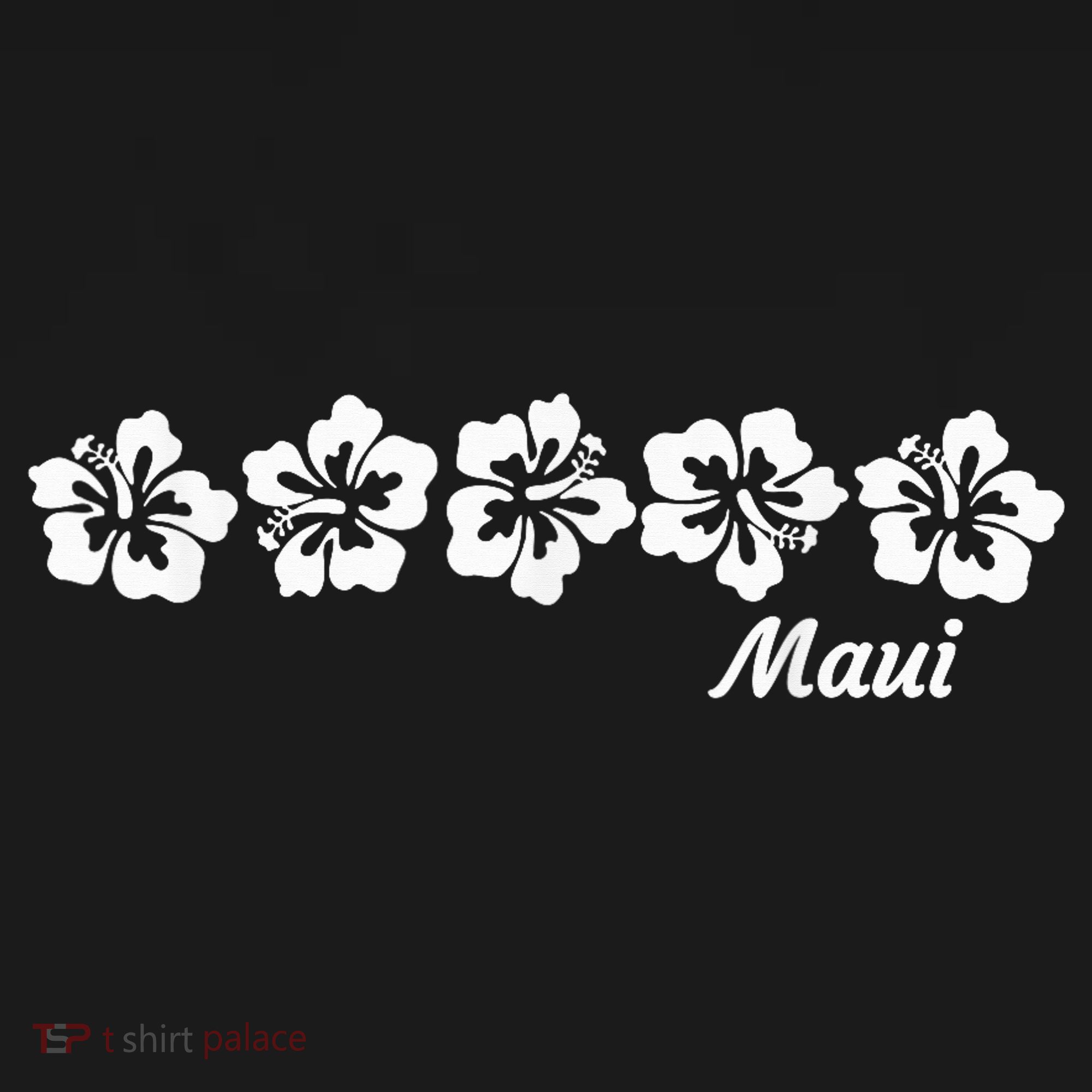 MAUI  Hawaii with Hawaiian Hibiscus flowers Ornament