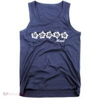 MAUI  Hawaii with Hawaiian Hibiscus flowers Tank Top thumb 0