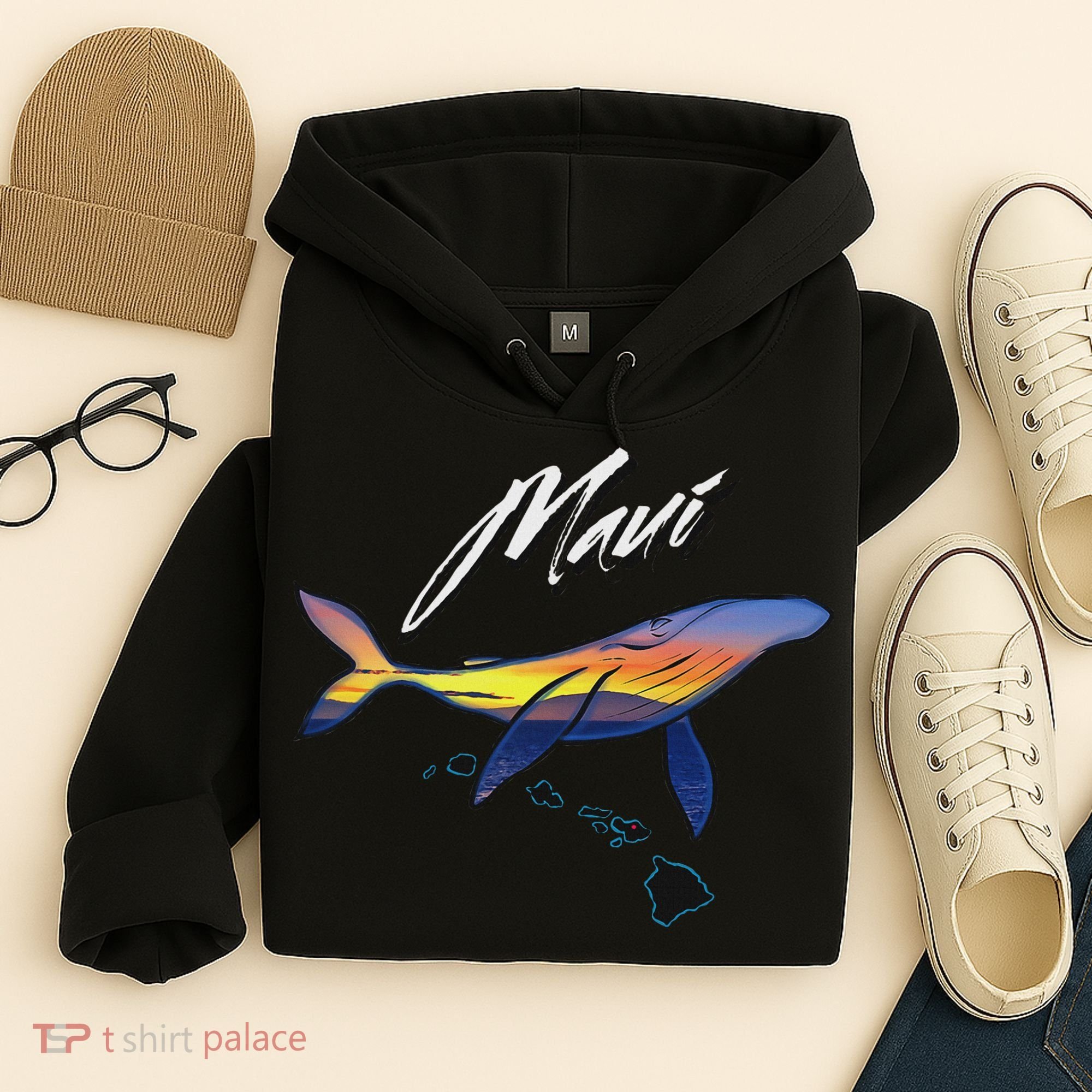 Maui Humpback Whale Hoodie