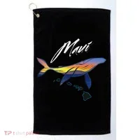 Maui Humpback Whale Golf Towel thumb 0
