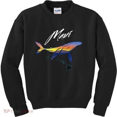 Maui Humpback Whale Kids Sweatshirt