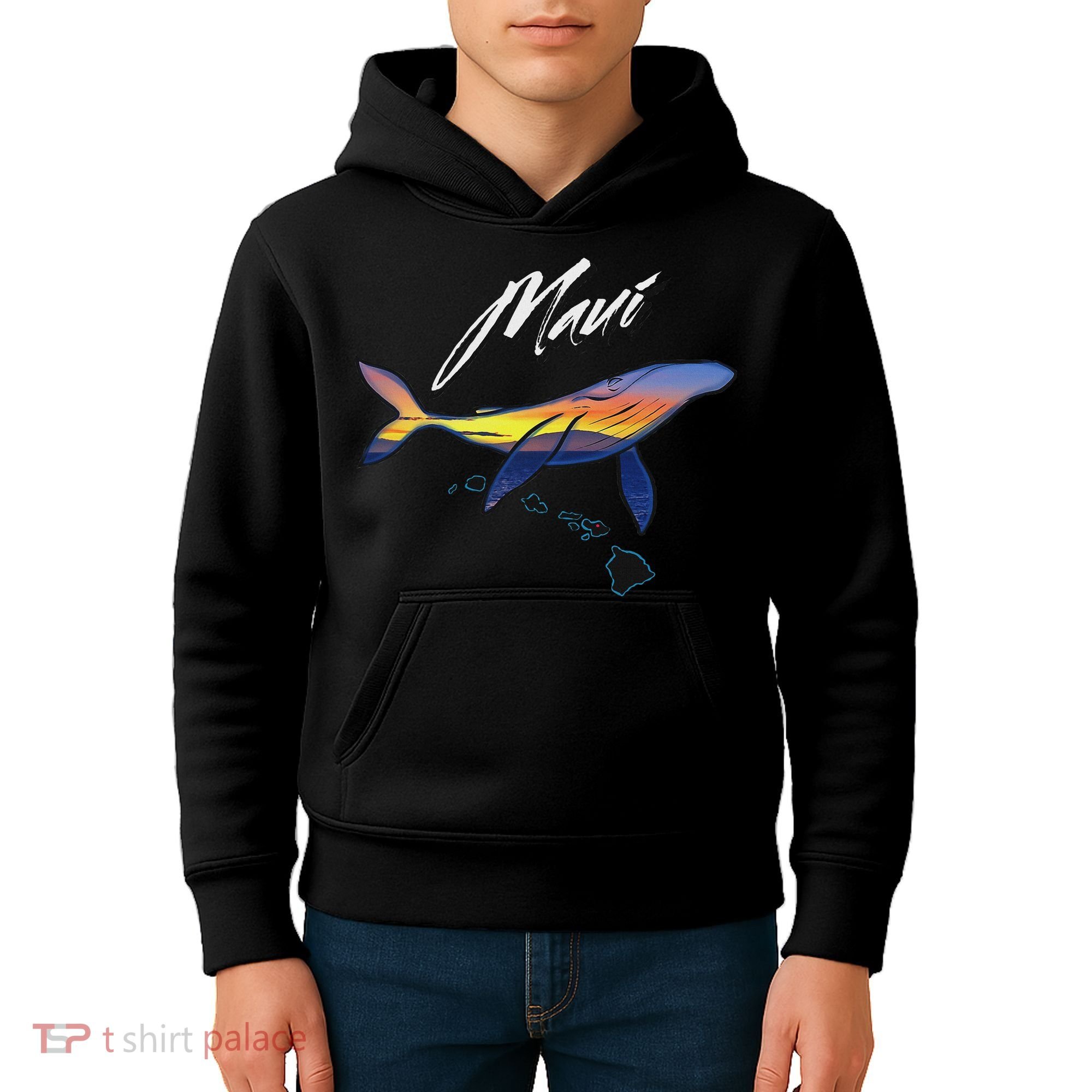 Maui Humpback Whale Kids Hoodie