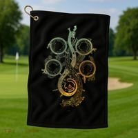Monster Hunter Wilds Symbol Golf Towel thumb 1