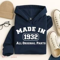 Made In 1932 All Original Parts Hoodie thumb 4