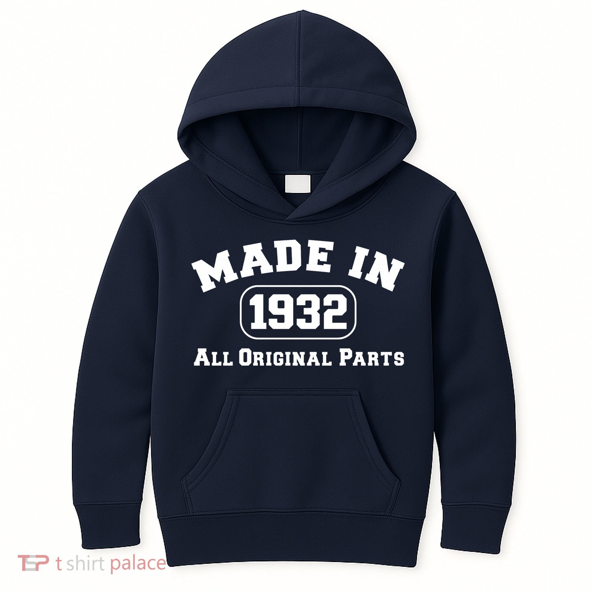 Made In 1932 All Original Parts Kids Hoodie
