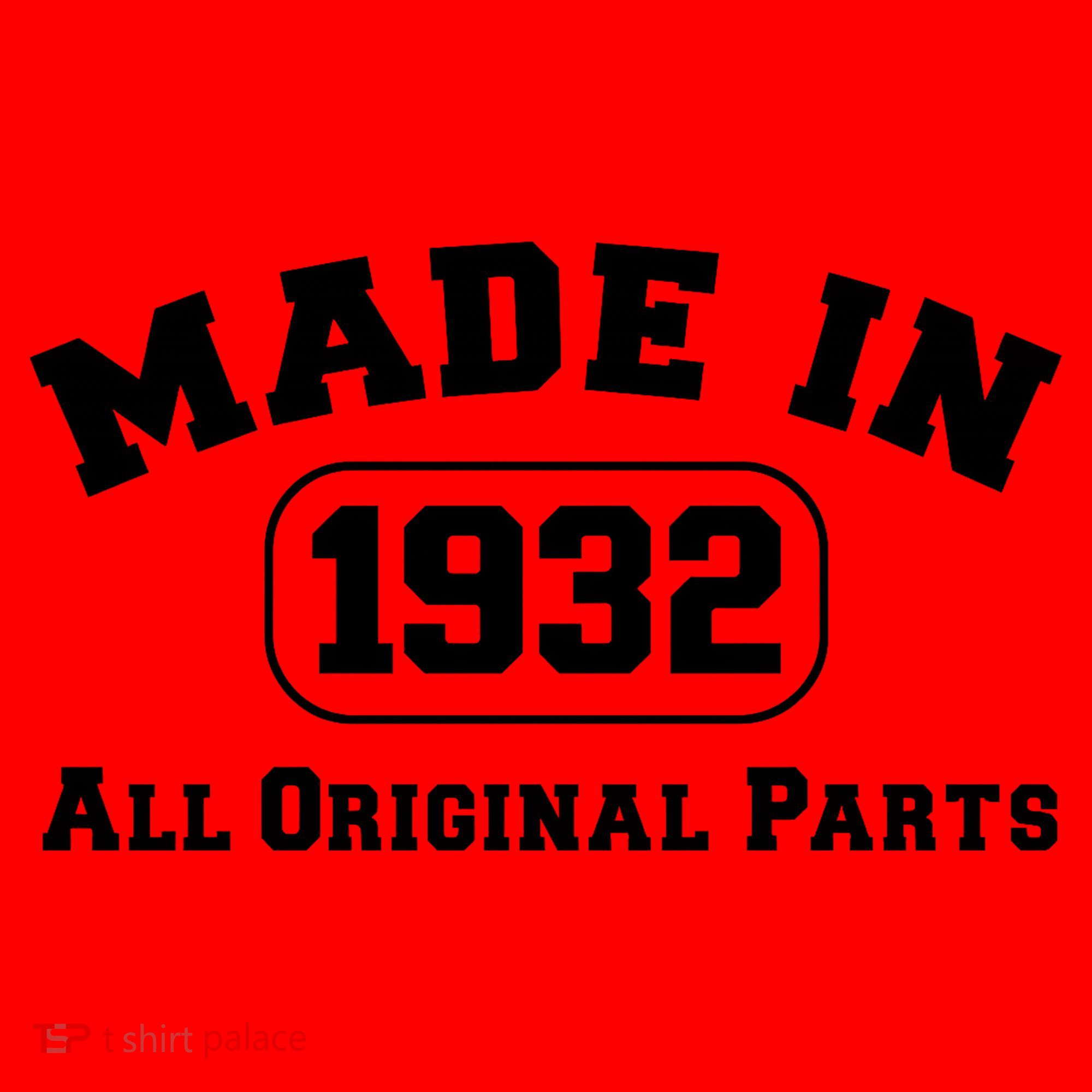 Made In 1932 All Original Parts Santa Hat