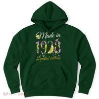 Made In 1928 Tee 95 Year Old Sunflowers Floral 95th Birthday Hoodie thumb 0