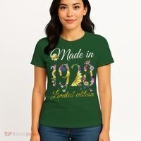 Made In 1928 Tee 95 Year Old Sunflowers Floral 95th Birthday Women's T-Shirt thumb 4