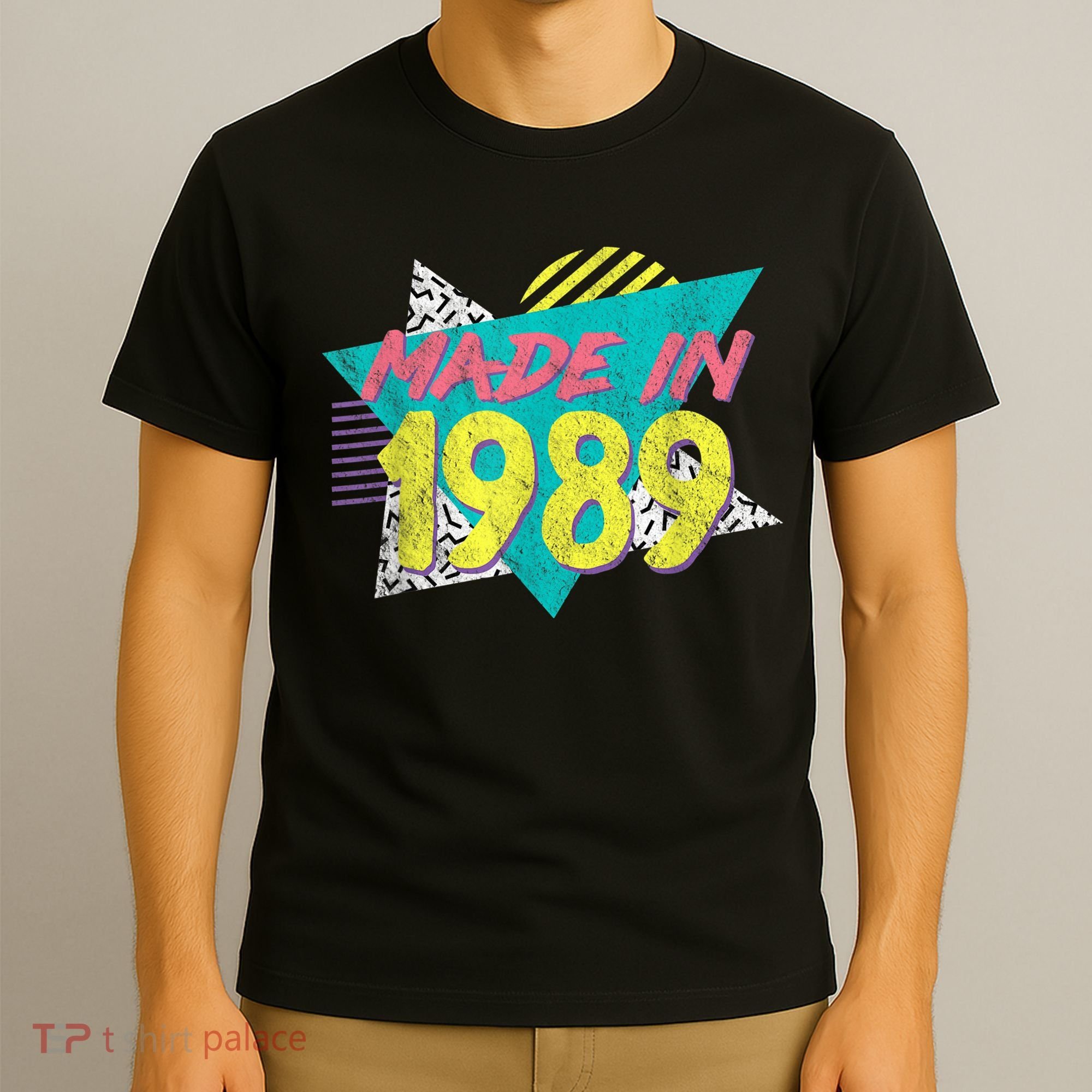 Made In 1989 Retro Vintage 34th Birthday T-Shirt