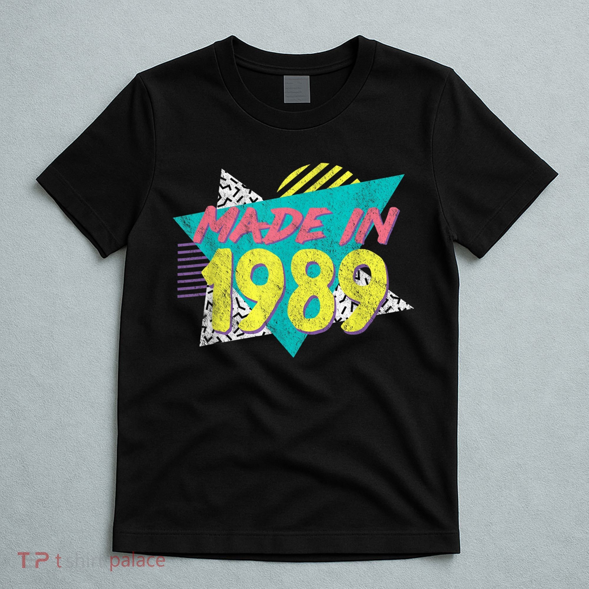 Made In 1989 Retro Vintage 34th Birthday T-Shirt