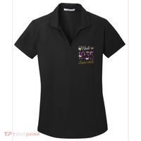 Made In 1935 - 90Year Old Floral 1935 90th Birthday Women's Dry Zone Grid Polo thumb 0