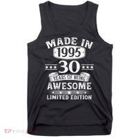 Made In 1995 30 Years Old Gifts 30th Birthday Gift Tank Top thumb 0