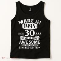 Made In 1995 30 Years Old Gifts 30th Birthday Gift Tank Top thumb 2