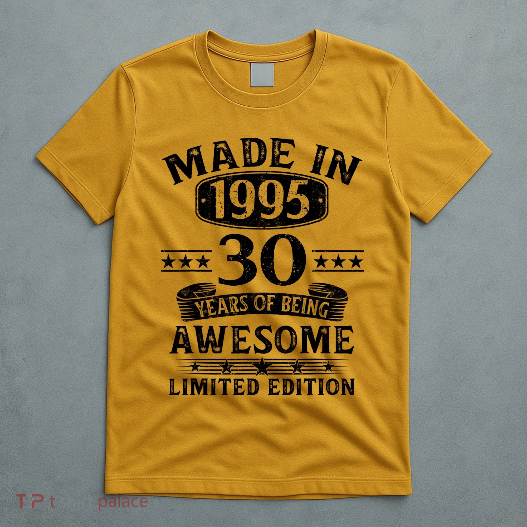 Made In 1995 30 Years Old Gifts 30th Birthday Gift T-Shirt