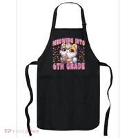 Meowing Into 6th Grade Girl Back To School Gift Apron thumb 0
