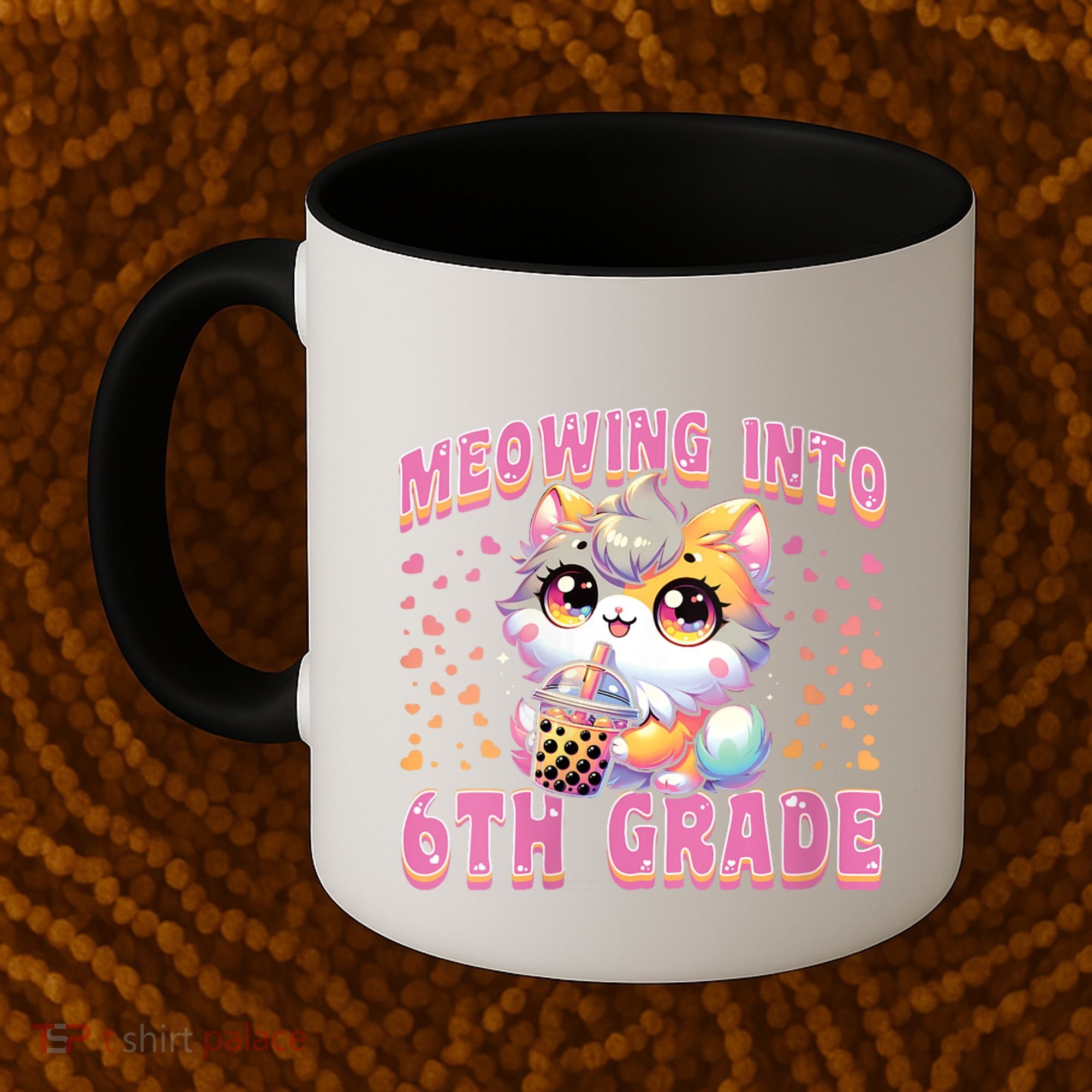 Meowing Into 6th Grade Girl Back To School Gift Coffee Mug