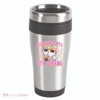 Meowing Into 6th Grade Girl Back To School Gift 16oz Travel Tumbler thumb 0