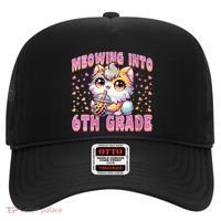 Meowing Into 6th Grade Girl Back To School Gift Hat thumb 0
