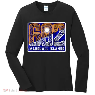Marshall Islands 692 Women's Long Sleeve Shirt