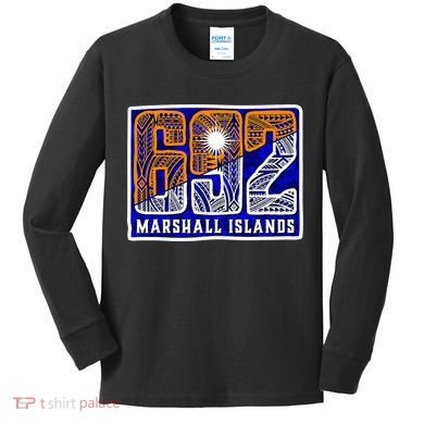 Marshall Islands 692 Kids Long Sleeve Shirt