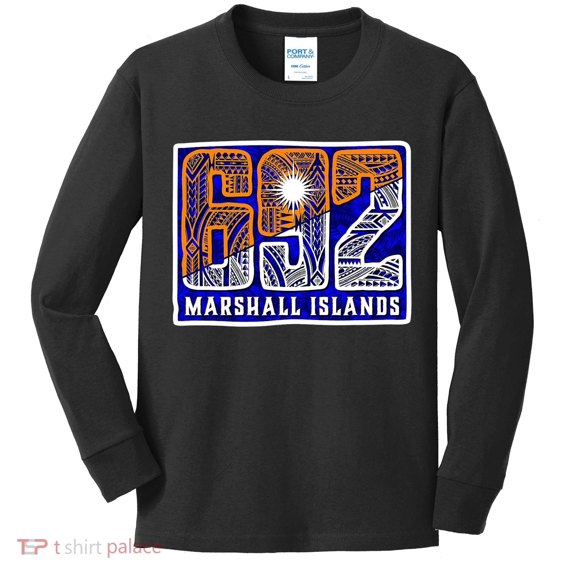 Marshall Islands 692 Kids Long Sleeve Shirt