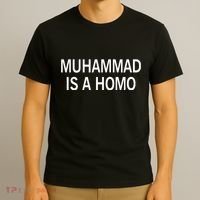 Muhammad Is A Homo T-Shirt thumb 3