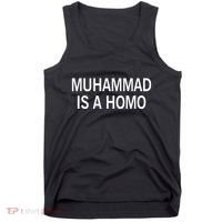 Muhammad Is A Homo Tank Top thumb 0