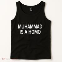 Muhammad Is A Homo Tank Top thumb 2