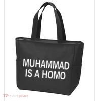 Muhammad Is A Homo Tote Bag thumb 3