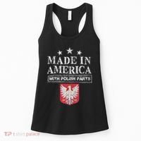 Made In America With Polish Parts Pride Poland Immigra Women's Tank Top thumb 0