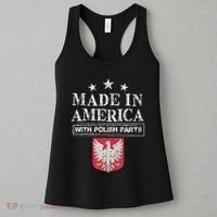Made In America With Polish Parts Pride Poland Immigra Women's Tank Top thumb 3