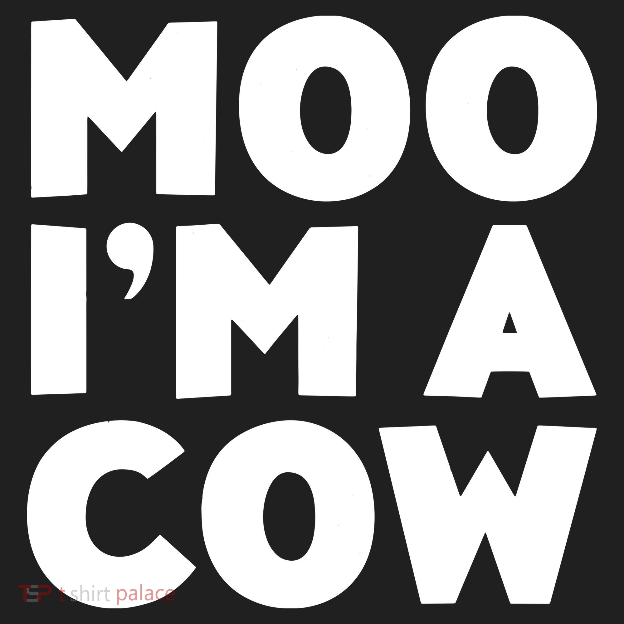 Moo Im A Cow Costume Beanie