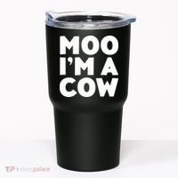Moo Im A Cow Costume Tumbler thumb 0