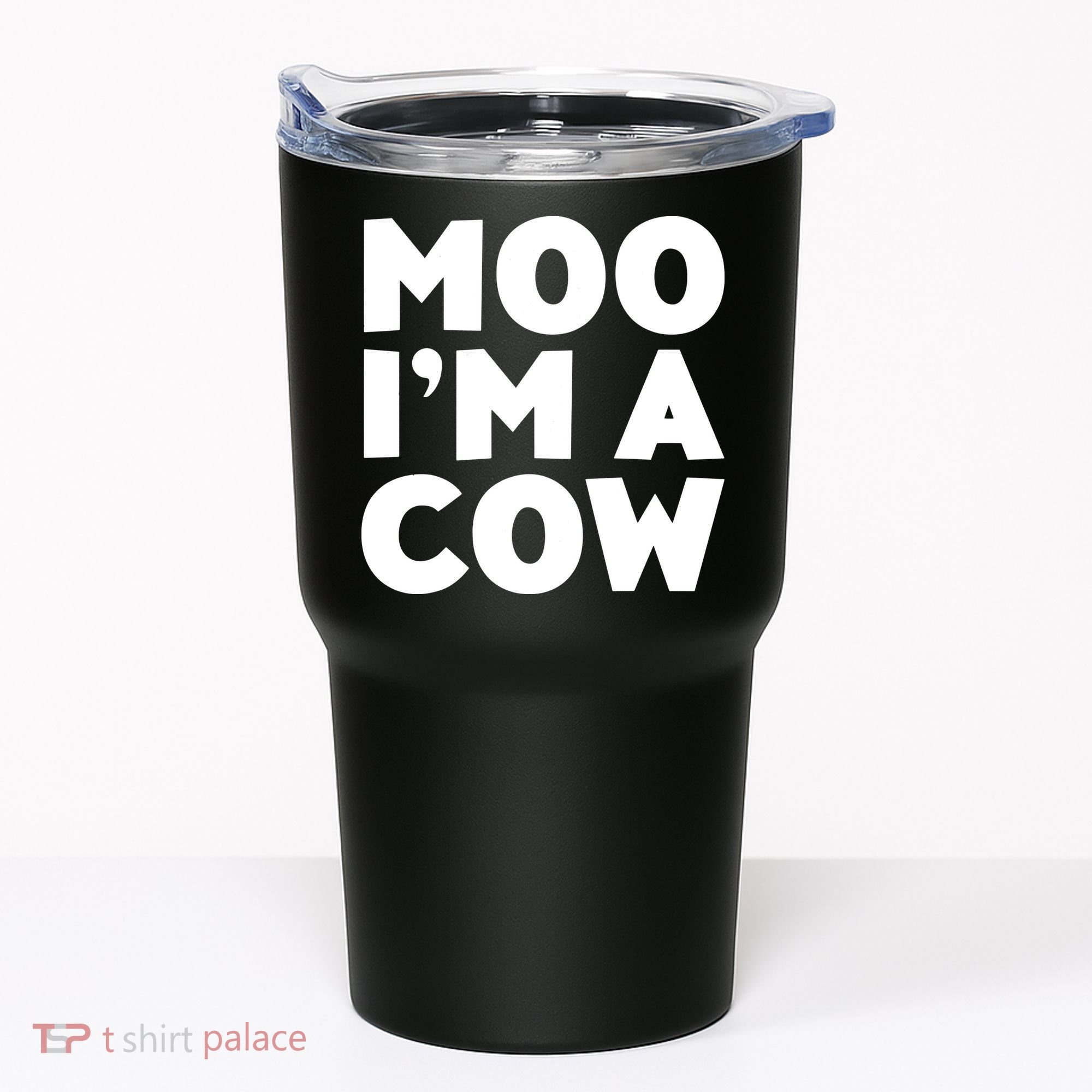 Moo Im A Cow Costume Tumbler