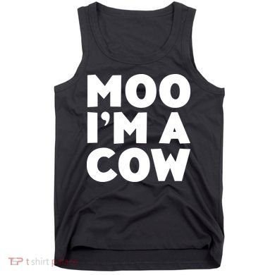 Moo Im A Cow Costume Tank Top