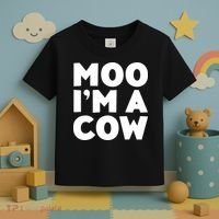 Moo Im A Cow Costume Toddler T-Shirt thumb 3