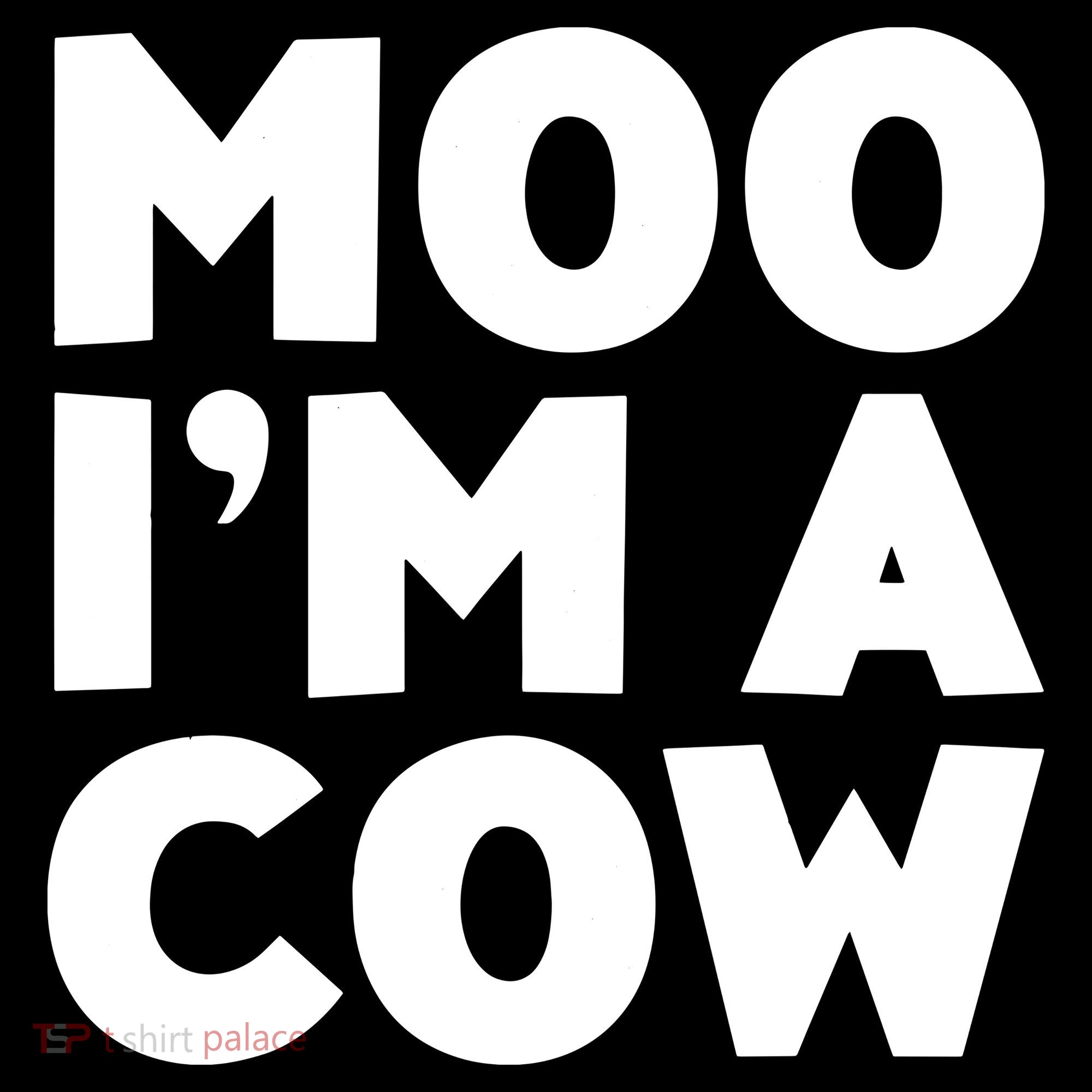 Moo Im A Cow Costume Visor