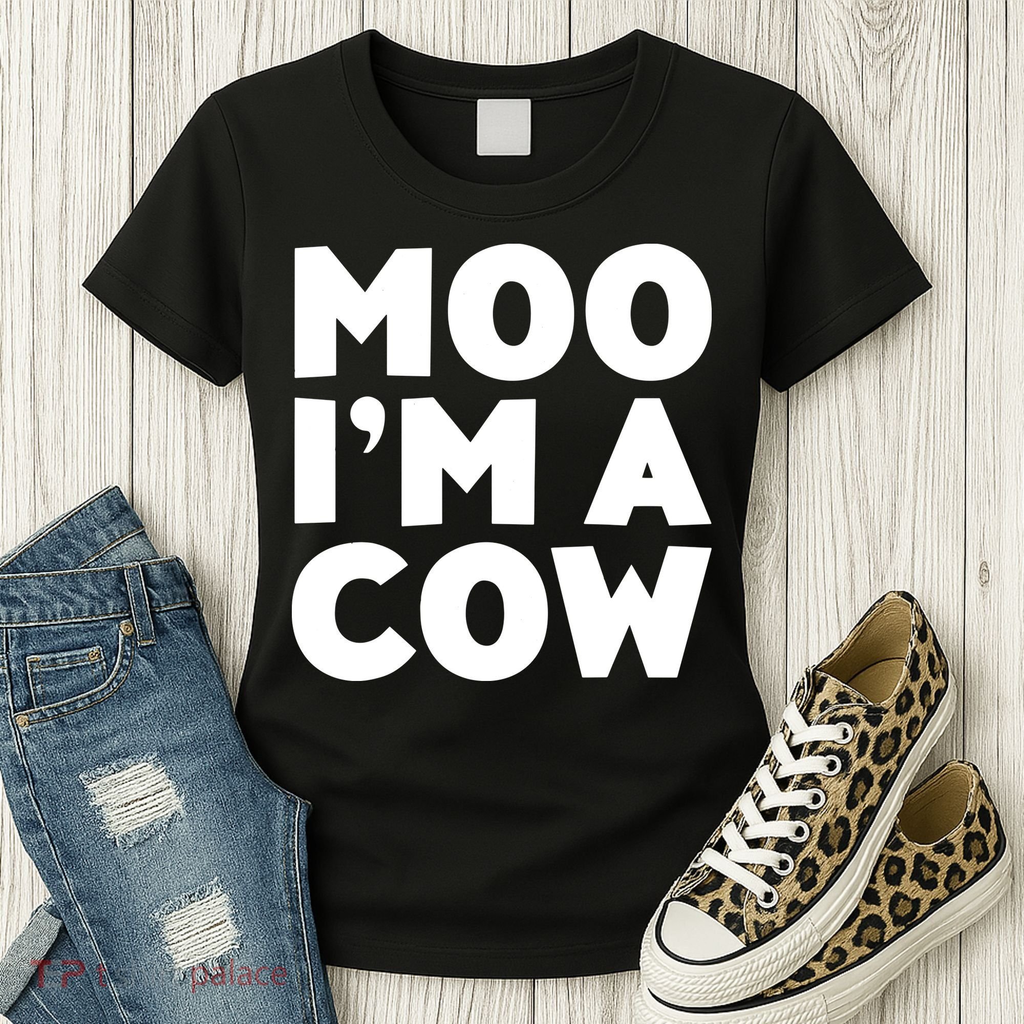 Moo Im A Cow Costume Women's T-Shirt