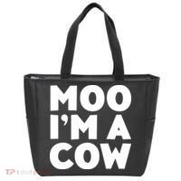 Moo Im A Cow Costume Tote Bag thumb 0