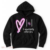 Math I Absolutely Value You Valentine's Day Math Teacher Hoodie thumb 0