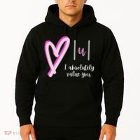 Math I Absolutely Value You Valentine's Day Math Teacher Hoodie thumb 2