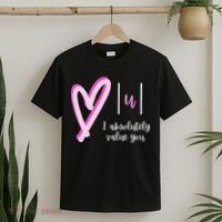 Math I Absolutely Value You Valentine's Day Math Teacher T-Shirt thumb 2