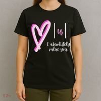 Math I Absolutely Value You Valentine's Day Math Teacher T-Shirt thumb 4