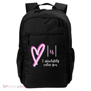 Math I Absolutely Value You Valentine's Day Math Teacher Backpack